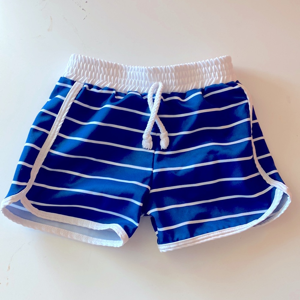 Lulu +Roo Swim trunks retro track style size 3